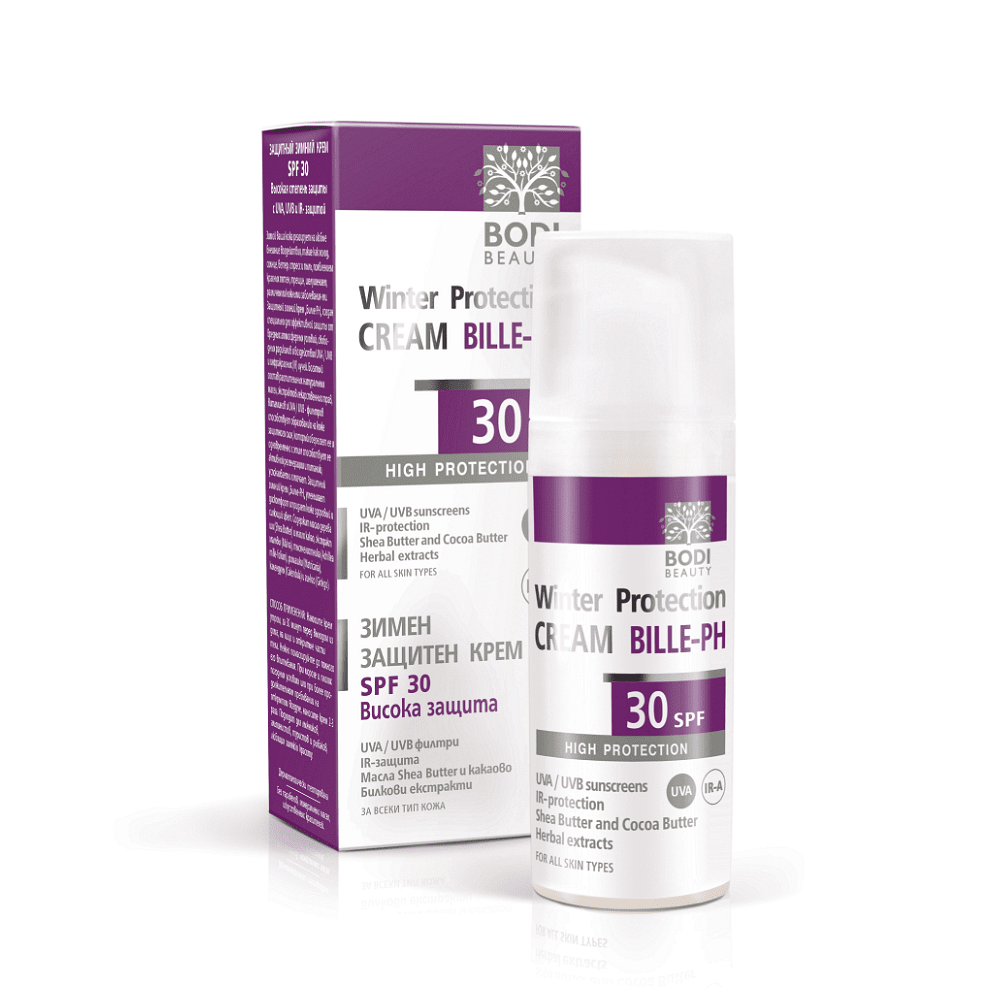 Bodi Beauty Биле PH Зимен защитен крем SPF 30 средна защита
