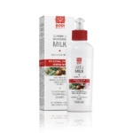 Bodi Beauty Rooibos Star почистващо и подхранващо мляко за нормална, суха и чувствителна кожа с ройбос, българска роза, липа, арганово масло и витамин E